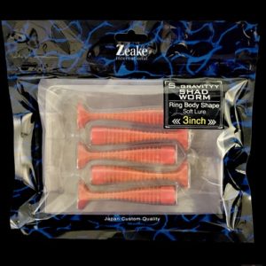 Z-S GRAVITYY WORM 3INCH SHAD 95mm