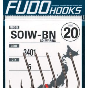 FUDO HOOKS SOI W/ RING BN