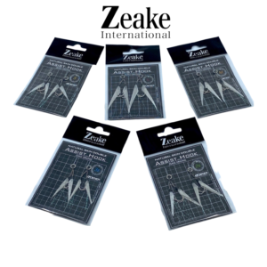 Z-Double assist hook with fish skin